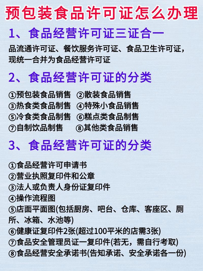 预包装食品营业执照怎么办理？完整流程与注意事项